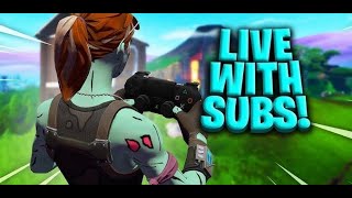 *Playing Fortnite*&* - The Grind Continues - Running With Subs, Tap In