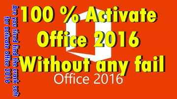 [100%]Permanently Activate Microsoft Office 2016 Easy Latest Method 2020