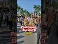 Pawai budaya SMA Katolik St Albertus di Cfd kota Malang