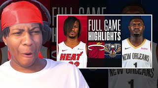 Lvgit Reacts To HEAT at PELICANS | FULL GAME HIGHLIGHTS | February 23, 2024