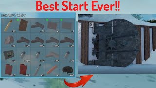 The BEST Solo Start In The NEW MAP | Trident Survival v2 New Map