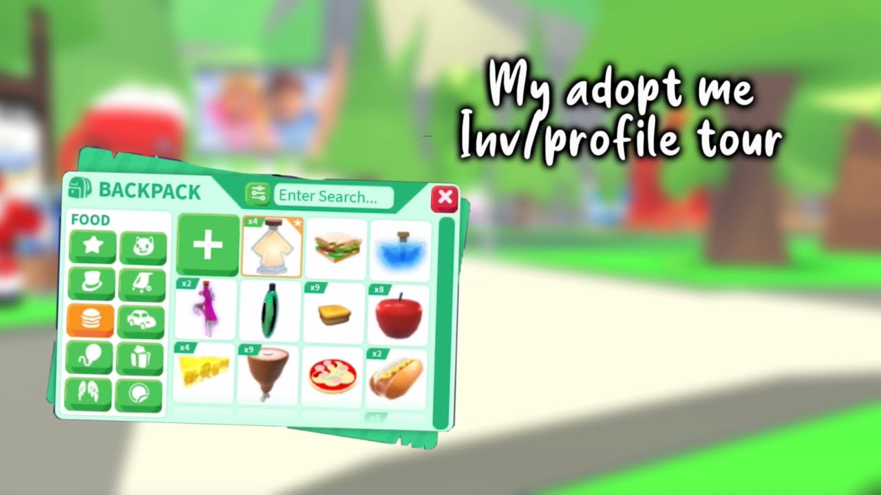 My adopt me inventory/profile tour! - YouTube
