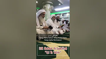 Lirik Shalawat As-Syadziliyah "Qul Ya Adzim"