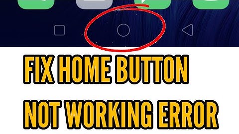 OPPO A1K Home Button Not Working Problem Solution
