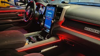 How to install ambient lights on 2022+ Dodge RAM (detailed)