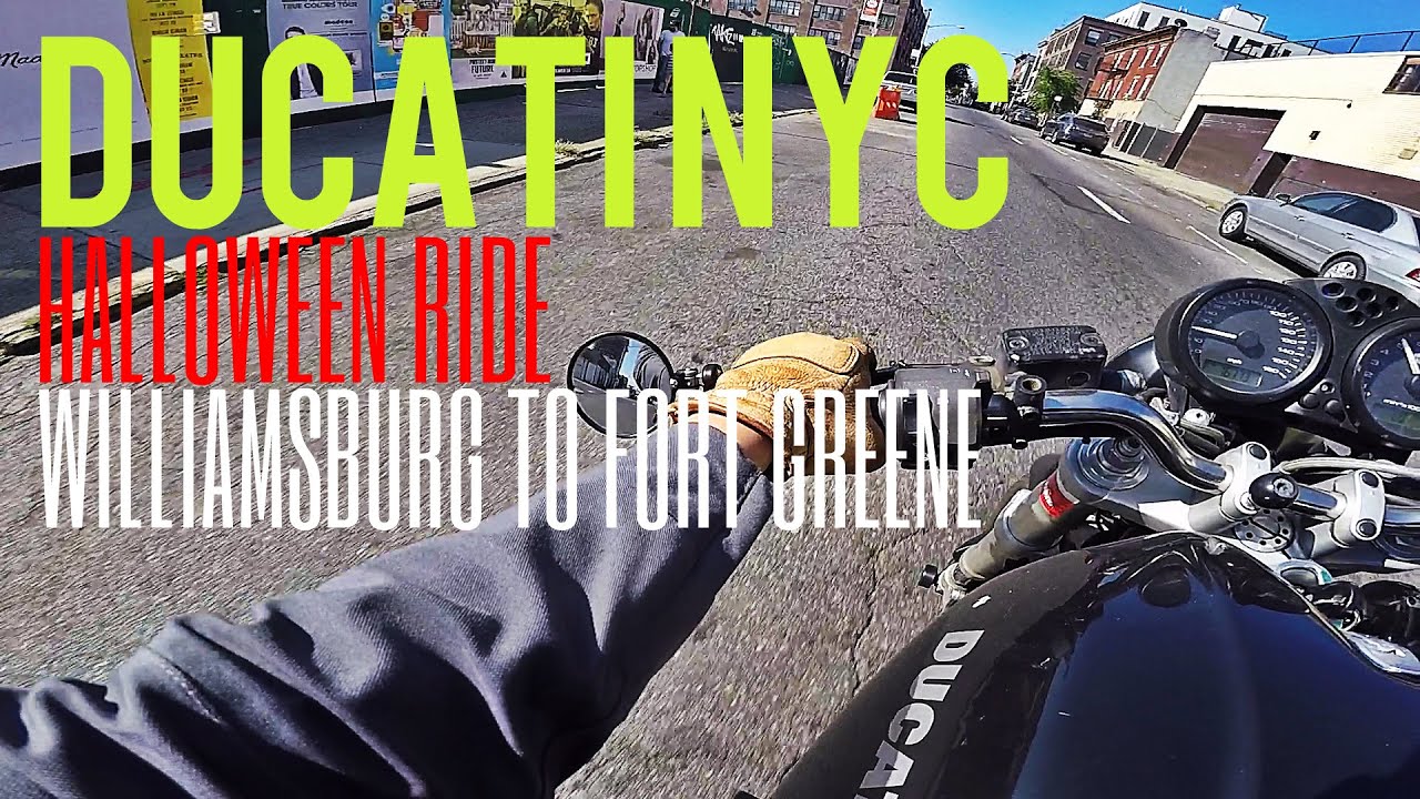 Ducati NYC v125 - Halloween - Williamsburg to Ft Greene, Brooklyn