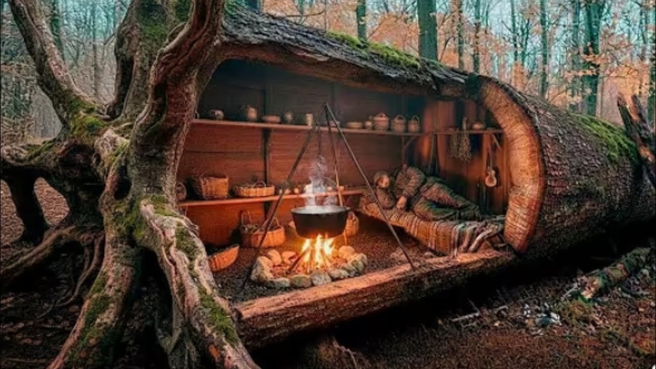 Hidden home in jungle😱 