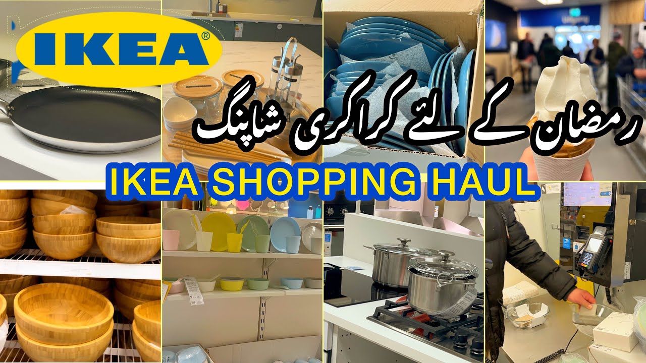 IKEA SHOP WITH ME & HAUL | CROCKERY SHOPPING FOR RAMADAN 🌙| FOOD WORLD OFFICIAL