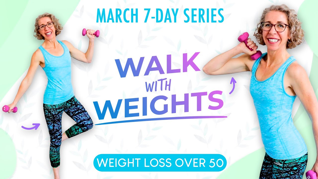 Let's WALK! Light Dumbbell Toning WEIGHT LOSS Workout 🍃 Pahla B Fitness