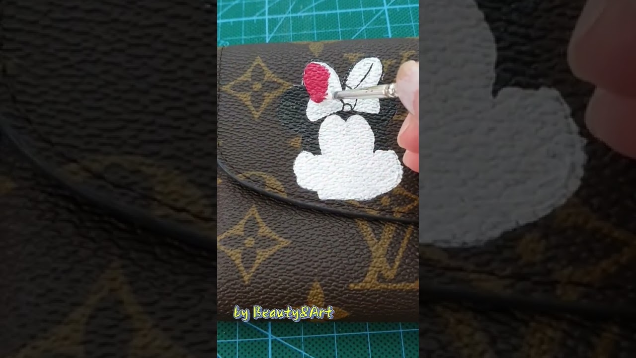 How to DIY a Disney wallet|louis vuitton emilie wallet|Customized limited