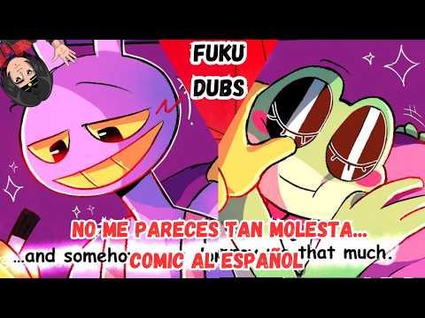 JAX LE HACE TRAVESURAS A REBBIT THE AMAZING DIGITAL CIRCUS COMIC ESPAÑOL