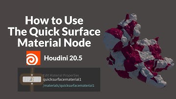 Quick Surface Material | New Features | Houdini 20.5