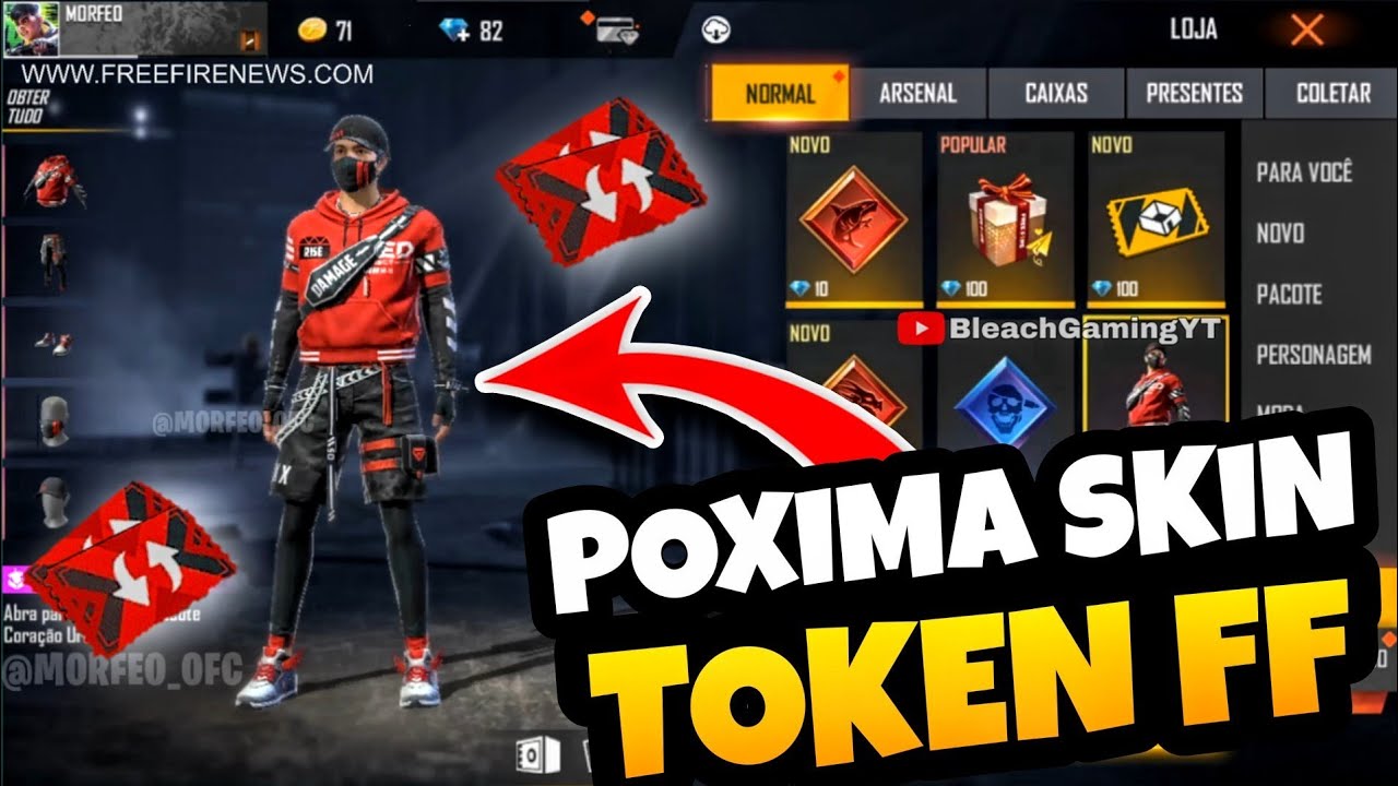 ������ PROXIMA SKIN en TOKEN FF de Free Fire || Llega la skin MAS FACHERA de