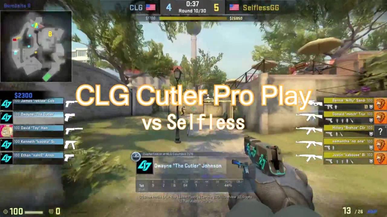 CS:GO - Pro Play by CLG Cutler (Funny Moments, Stream Highlights) - YouTube