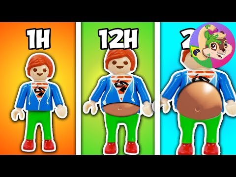 Playmobil Filme Português JULIANS 24 HORAS DE GULA DESAFIO! ELE SE SUPEROU! Família Silva