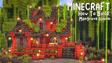 Minecraft - How to Build a Mangrove Survival House (1.20)