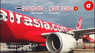 [Flight Review] FD646 Bangkok - Cam Ranh (Nha Trang, Vietnam) | Thai AirAsia | 22 May 2025