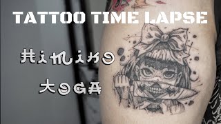Tattoo timelapse (Himiko Toga) Littlebeat tattoo