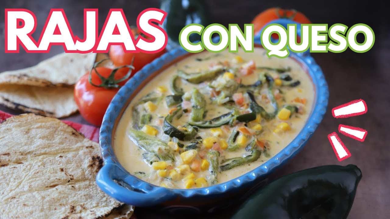 Rajas con Queso saludable english