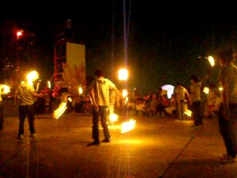 2010萬年祭---主舞台火棍最後一場