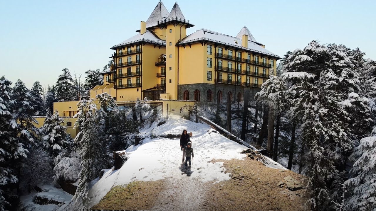 Lifetime Snowfall Experience with Forest Snow Walk at Oberoi Wild Flower Hall Shimla in 4K.