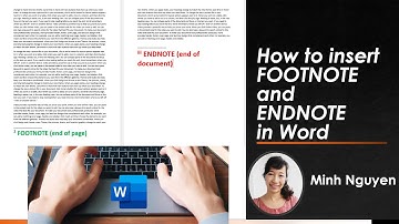 How to add footnote and endnote in a Word document #footnote #endnote @haminh1804 #footnote #endnote