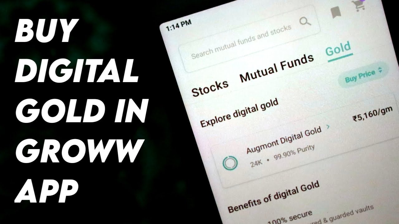 How to buy gold in groww app | digital gold investment in groww app