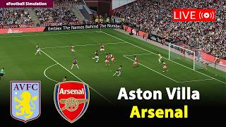 🔴LIVE : Aston Villa vs Arsenal | English Premier League 26/27 | Video Game Simulation