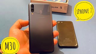 Samsung Galaxy M30 vs iPhone 7