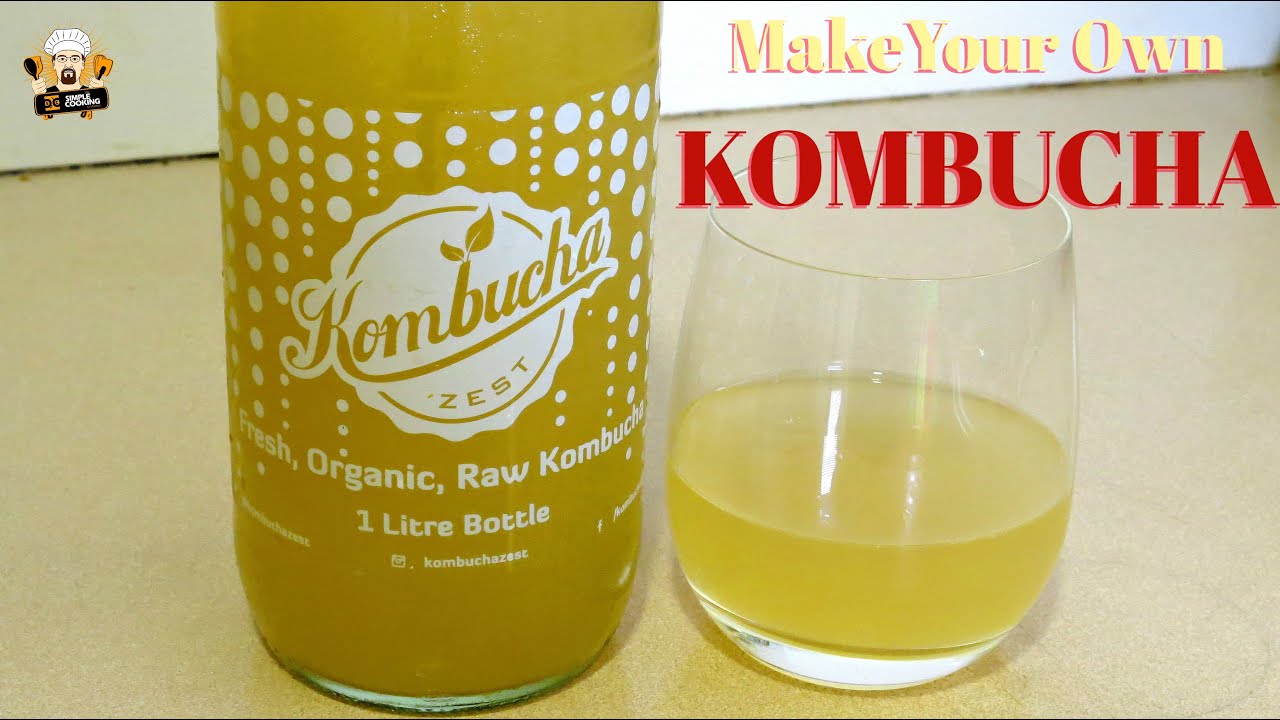 HOW TO MAKE KOMBUCHA - EASY RECIPE WITH A SCOBY | SimpleCookingChannel