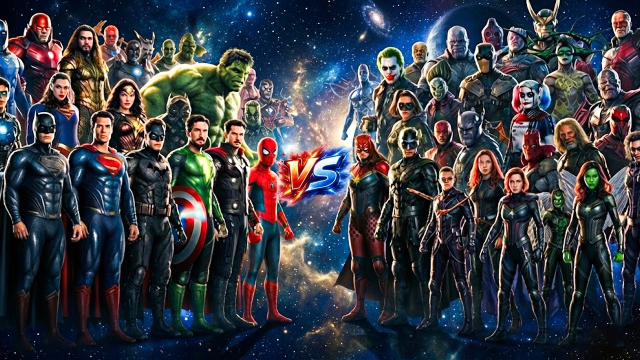 Marvel vs DC – The Ultimate Crossover | Who Rules the Multiverse?