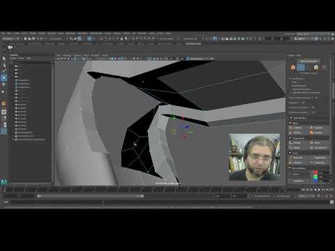 Curso de Autodesk Maya • T REX - modelagem básica #22