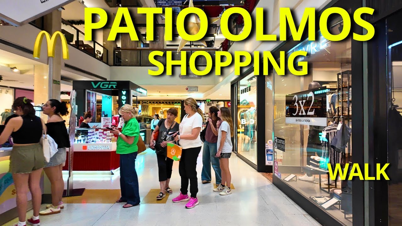 “Así luce el Patio Olmos hoy 😱🛒 | Arquitectura, compras y vida urbana en Córdoba | Walking Tour 4K”