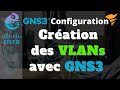 Création et configuration des VLANs sur GNS3| LAB04