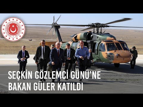Millî Savunma Bakanı Yaşar Güler, Ateş Serbest-2023 Faaliyeti’nin Seçkin Gözlemci Günü’ne Katıldı