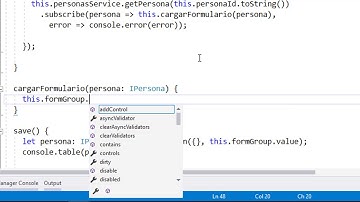 39- Angular: Editar Data - Parámetro en ruta - Patchvalue | Programando en ASP.NET Core 2