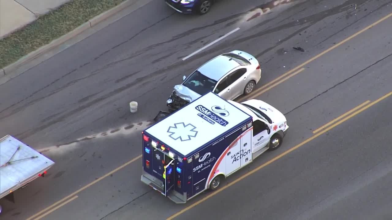 Person taken to hospital after crash involving motorcycle in Midwest ...