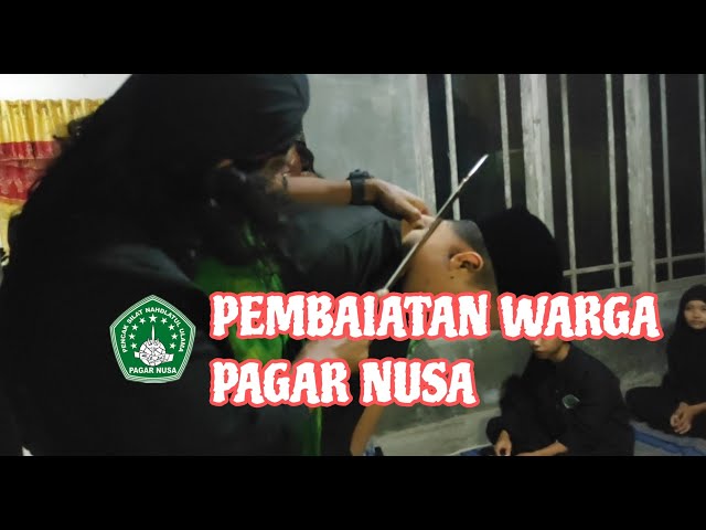 PEMBAI'ATAN WARGA PAGAR NUSA class=