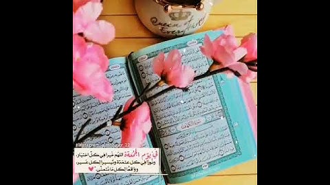 حالات واتس// قرآن كريم// جمعة مباركة//