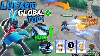Try this build of Global Top 1 Lucario for Extreme speed and bone rush | Pokemon unite