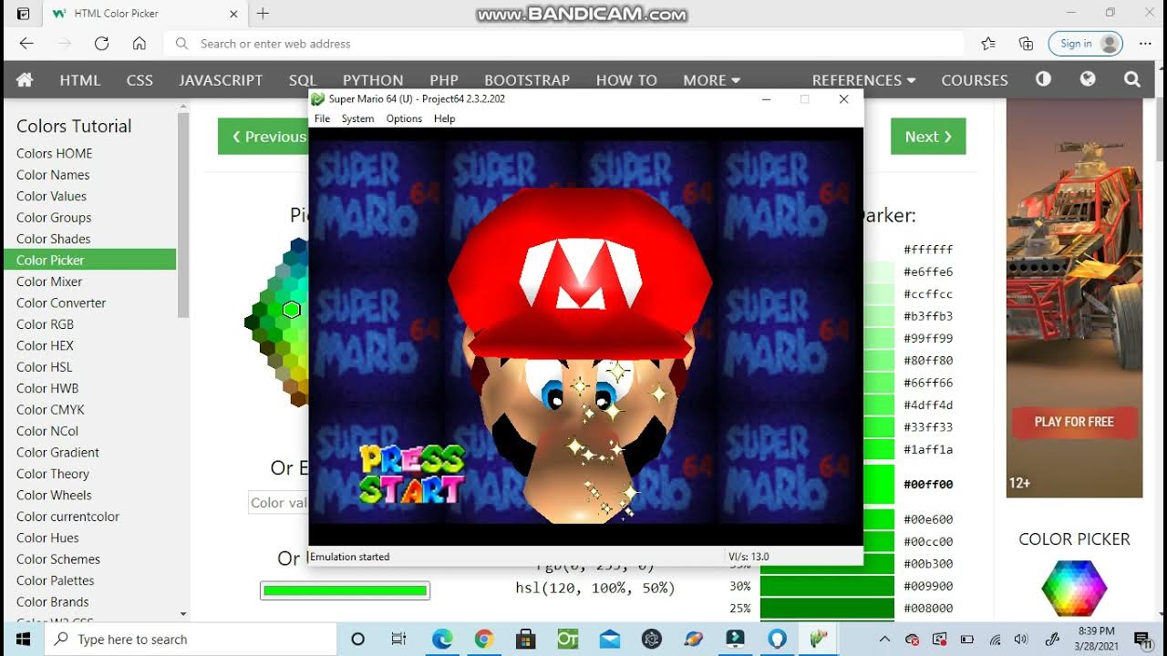 How to add cheat color codes on Project 64 (Codes in Description) YouTube