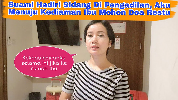 Suami Hadiri Sidang Di Pengadilan, Aku Sowan Ibu Minta Doa Restu
