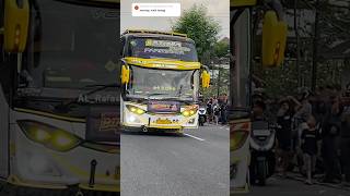 Mania Pecah Pokoknya Kedatangan Bus Rahma Nursyifa #telolet #basuri #buscommunity #basurimania #fyp