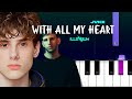 ILLENIUM With All My Heart With JVKE Piano Tutorial mp3