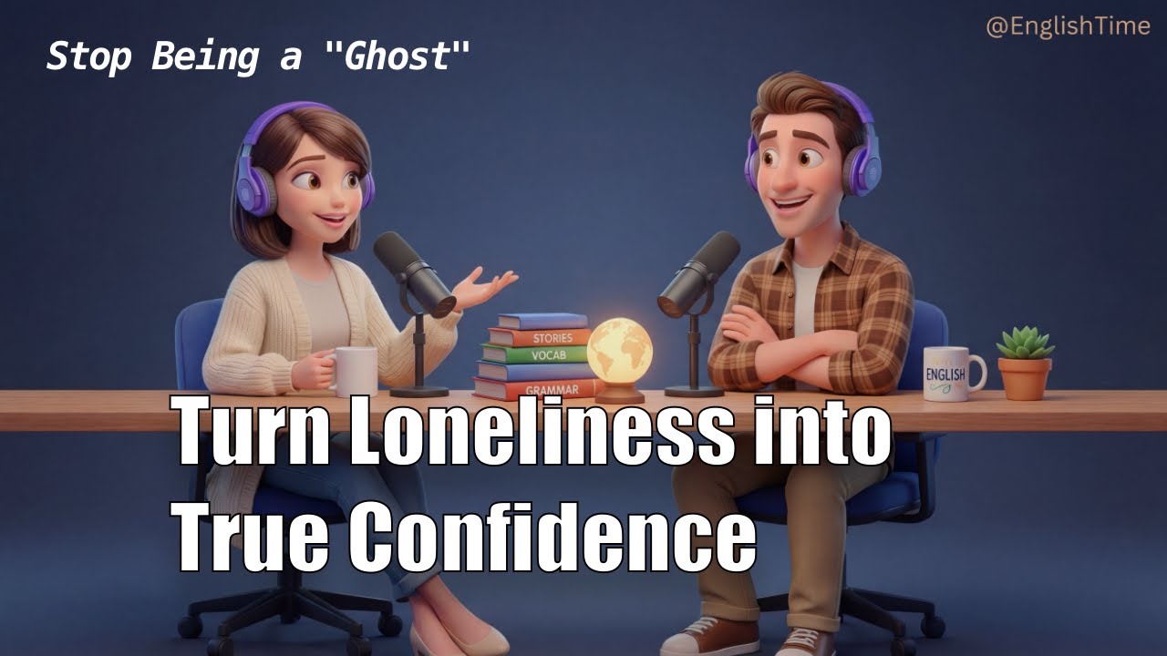How to Turn Loneliness into True Confidence |  Podcast for all English learners