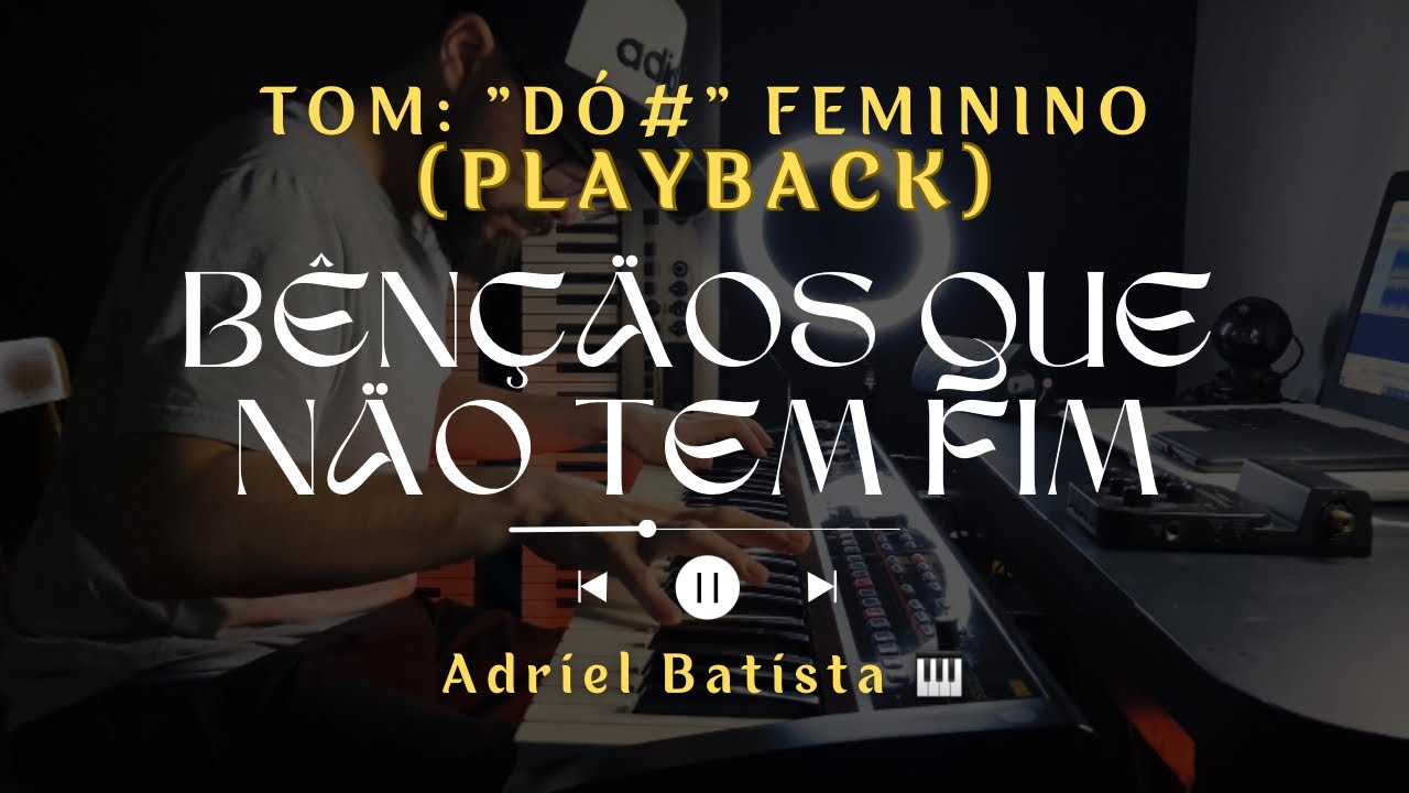 🎙️Bençãos Que Não Tem Fim Isadora Pompeo (playback Legendado) Teclado