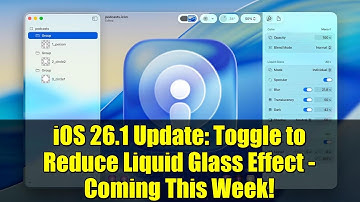 iOS 26.1 Update: Toggle to Reduce Liquid Glass Effect - Coming This Week!