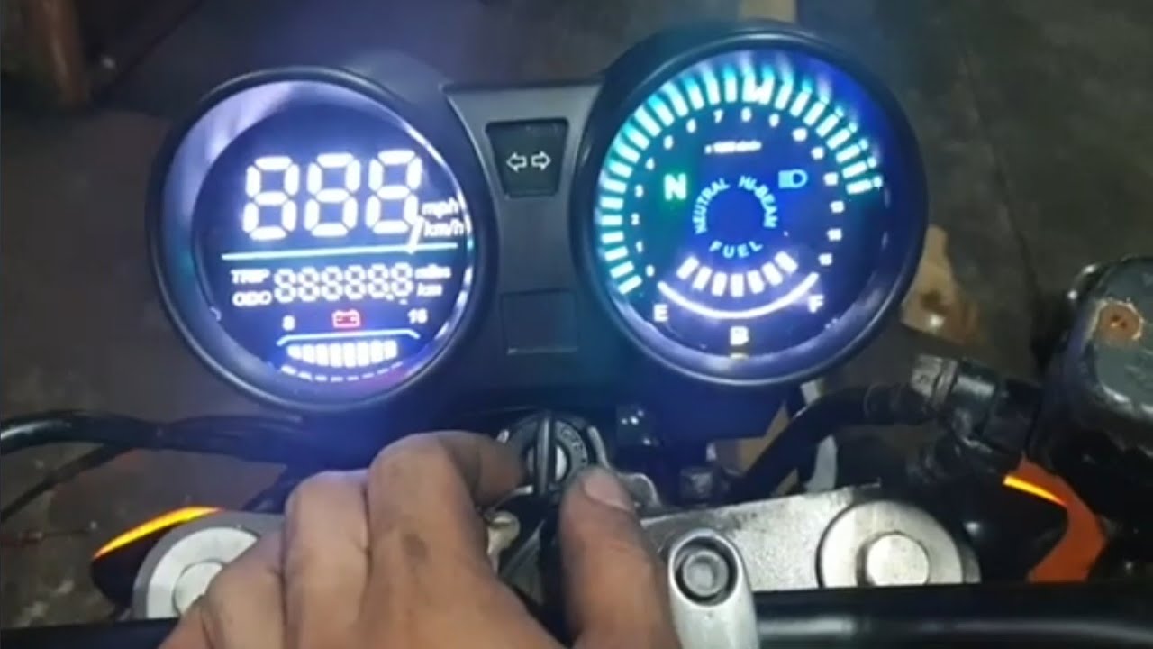送料無料 CB400Tメーター 動作動画あり HONDA CB400 FULL HARNESS DIGITAL GAUGE REPLACEMENT - YouTube