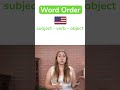 The Basic English Sentence Structure Explained! #english #grammar #englishlanguage #viralshorts