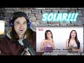 Reacting to Solar from Mamamoo "Singing 15 songs in 4 minutes Part 2"!